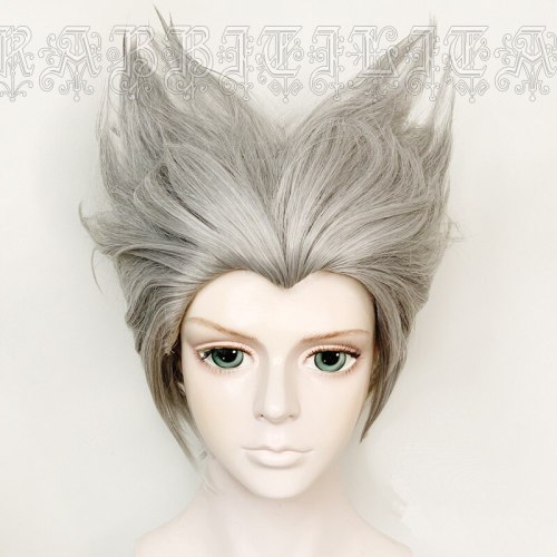 Anime ONE PUNCH-MAN GAROU Cosplay Wigs Silver Grey Curly Mixed Synthesis Hair Wig Kids Adult Cosplay Accessories New