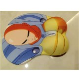 Anime ONE PUNCH-MAN 3D Chest Silicone Wrist Rest Mouse Pad notebook PC Saitama  playmat