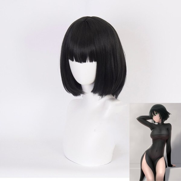 Anime One Punch Man Cosplay Wigs Fubuki Cosplay Heat Resistant Synthetic Wig Hair Halloween Party + Wig Cap