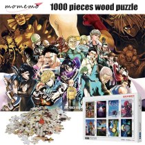 MOMEMO One-Punch Man 1000 Pieces Puzzle Cartoon Anime Wooden Puzzles 1000 Pieces Puzzle Adult Entertainment Assembling Toys