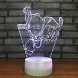 One Punch Man LED RGB Night Light 7 Color Change Desk Light 046 Action Figure PVC Kids Toys Brinquedos Christmas Gift