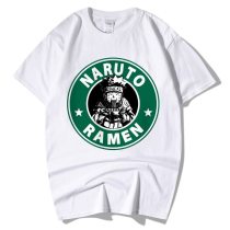 T-Shirt Men Fashion Cool O-neck  Naruto Love Ramen Print T Shirt Short Sleeve Casual Men Clothing Funny Tee