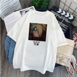 Cool Streetwear T Shirts Unisex Uchiha Sasuke SENPAI Naruto T Shirt Men Graphic Tees Women Clothing 2020 Japanese Anime Tee Tops
