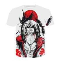 2020 Summer New Japan Anime Naruto Uchiha Sasuke Itachi 3D T Shirt Male O-Neck Cartoon Tee Tops Men/Women Cool Harajuku Clothes