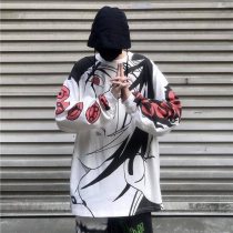 Amine Naruto T Shirt Fashion Uzumaki Sasuke Uchiha Men T-shirt Casual TShirt Streetwear Cartoon Printed Long Sleeve Shirts Male