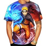 Naruto Summer Harajuku Cool Tshirt  3d printed T Shirt Japanese Anime Funny Cartoon T-shirt Streetwear Hip Hop Top Tees Male