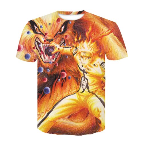 2020 Hot Naruto Namikaze Minato 3D t shirt Men/women Fashion Hot Animation 3D Print Men's hip hop t shirt japanese streetwear