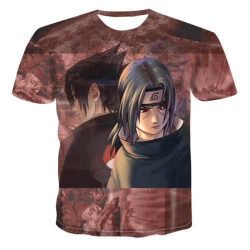 2020 new men t shirt Japan Naruto Anime Men Tshirt 3D Printed Summer O-Neck Daily Casual Funny 3D T shirt tees