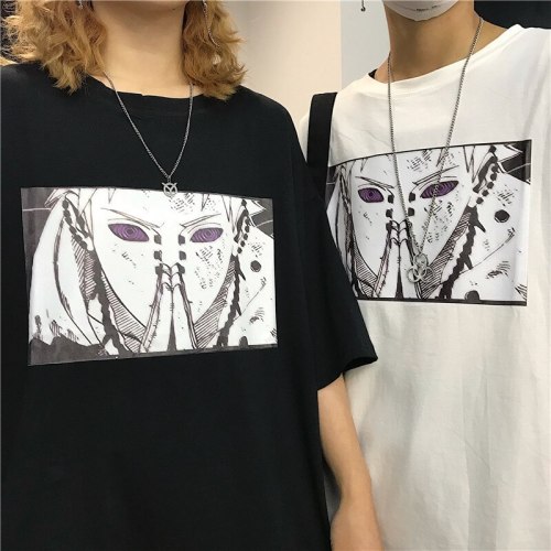 Harajuku Men' tshirt Women Naruto Sasuke Pain Cool Unisex Short Sleeve t shirt Streetwear Jappanese Anime Funny Printed T-shirts
