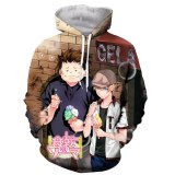 Anime Shokugeki no Soma Yukihira souma 3D printed men women hoodie fashion graphic hoodie casual streetwear pullover hoodie