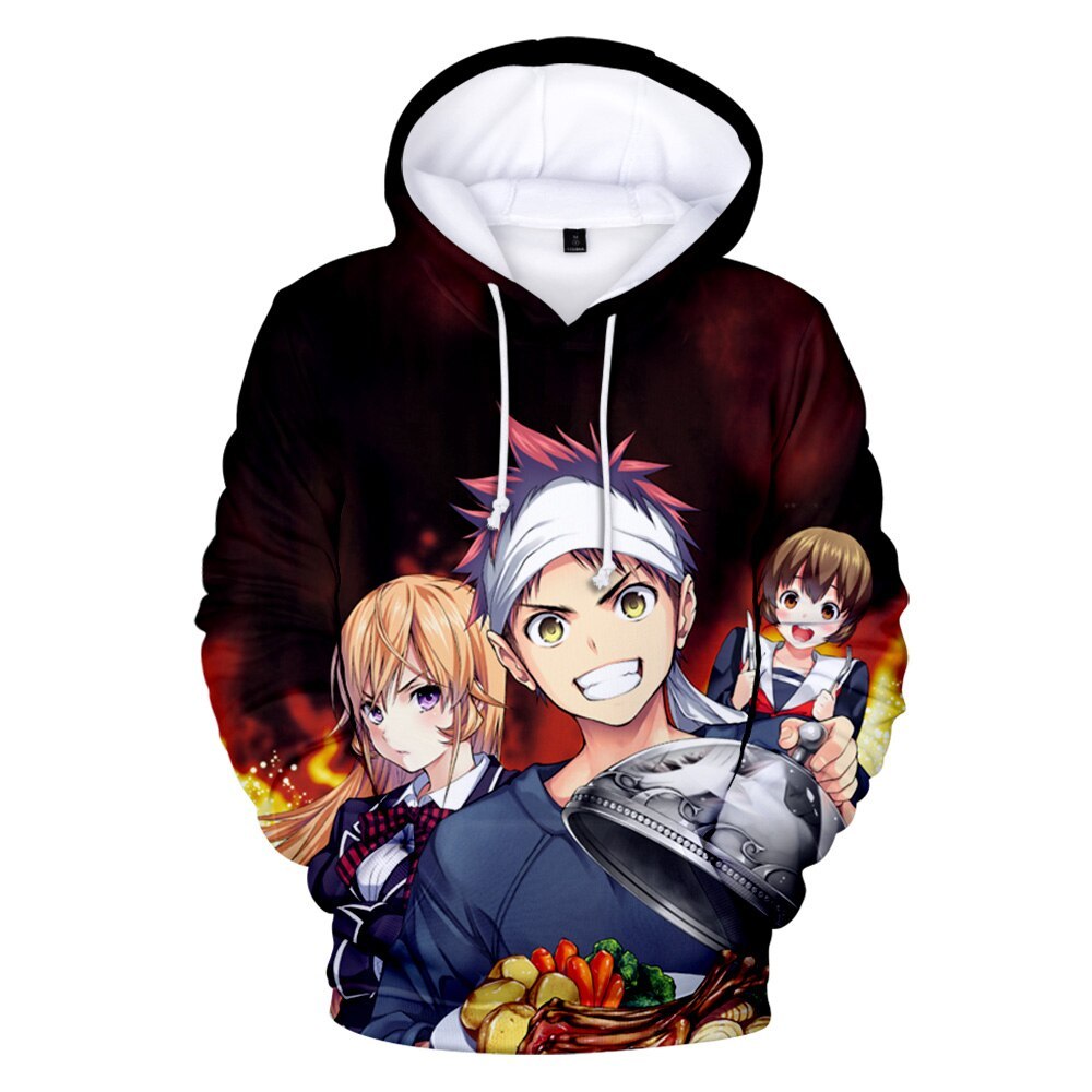 Spirit Of Eat Halberd Hoodies 3d Anime Sweatshirts Men Women Pullovers Fashion 3d Hoodies Food Wars The heaven's halberd is an item purchasable at the main shop, under artifacts. spirit of eat halberd hoodies 3d anime