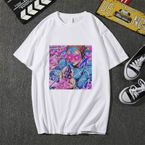 Showtly Cool  Men/Women T shirt Jojo Bizarre Graphic Print Adventure Cool Japanese Anime Style Soft Plus-Size Cool  Tee Top