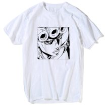 T Shirt Cool JoJo Bizarre Adventure Graphic Print Tee Homme Japanese Anime Style Tshirt Plus Size Cotton Soft Tops T-Shirt Men