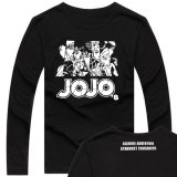 HOT Sale summer JoJo JoJo's Bizarre Adventure t-shirt Anime Dio Brando men long t shirt summer cotton Tees Tops