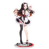 Kimetsu No Yaiba Cosplay Acrylic Modern Outfit Stand Up Kamado Tanjirou Desktop Ornaments Anime Adult COS Accessories Halloween