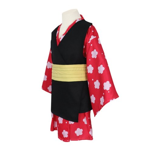 Kids Makomo Cosplay Costume Demon Slayer Kimetsu no Yaiba Halloween Kimono Uniform Suit For Girls Boys Gift