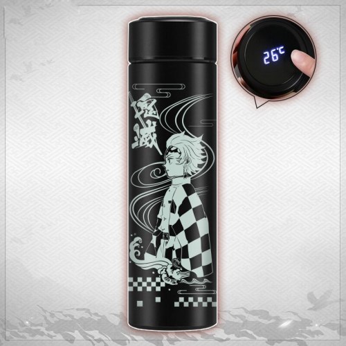 Anime Demon Slayer: Kimetsu no Yaiba Cosplay Cup Intelligent Temperature Display Water Drinking Thermos Bottle Student Gift