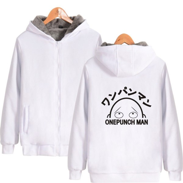 2D One Punch Man Season 2 cool zipper long sleeve casual comfortable Parkas for men women