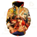 Newest ONE PIECE Whitebeard Pirates Hoodies Portgas D Ace Streetwear Printed Men/women Anime Cartoon Winter Jacket Sweatshirt