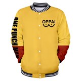 3d Baseball Jacket Coat 3D Men's Clothing Coats Tops Men Women Long Sleeve Hit Hop Cosplay Japanese Anime One Punch Man Casual