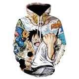 Japan Anime Men/Women One Piece Luffy Hoodies Sweatshirt off white Hoodie Streetwear Winter Pullover Harajuku Casual jacket men