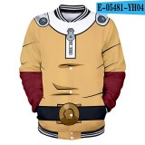3d Baseball Jacket Coat 3D Men's Clothing Coats Tops Men Women Long Sleeve Hit Hop Cosplay Japanese Anime One Punch Man Casual