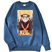 Japan Anime Naruto Breathable Hoodie Mens Teenager Has Grown Up Pattern Sportswear Vintage Funny Fashion Brand Sweatshirts Male