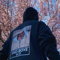 Japanese Anime Naruto Sharingan Gothic Sad Boys Printed Hoodies Cozy Hooded Sweatshirts Pullovers Tops