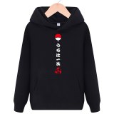 Japanese Anime Naruto Around Hooded sweatshirt Autumn long sleeves Uchiha Sasuke Anime clothes Oversized jacket Cool Hoodies