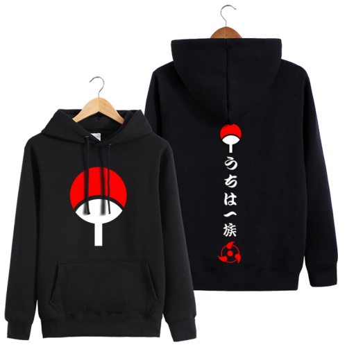 Japanese Anime Naruto Around Hooded sweatshirt Autumn long sleeves Uchiha Sasuke Anime clothes Oversized jacket Cool Hoodies
