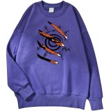 Naruto Street Fashion Anime Clothes Men Tracksuit Kurama Ninjutsu Appear Men Sweatshirts Street Fashion Crewneck Man Sweatshirt
