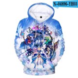 Anime Fate Grand Order 3D Print Hoodies Long Sleeve Sweatshirts Men/Women Fashion Harajuku Hoodie 3D Men's Pullover Sweatshirts