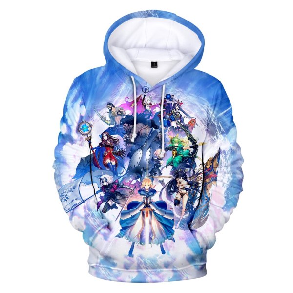 Anime Fate Grand Order 3D Print Hoodies Long Sleeve Sweatshirts Men/Women Fashion Harajuku Hoodie 3D Men's Pullover Sweatshirts