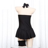 Anime FGO Fate Grand Order Cosplay Costume Saber Swimwear Swimsuit Women Black Sexy Dress Altria Pendragon Fate/stay night