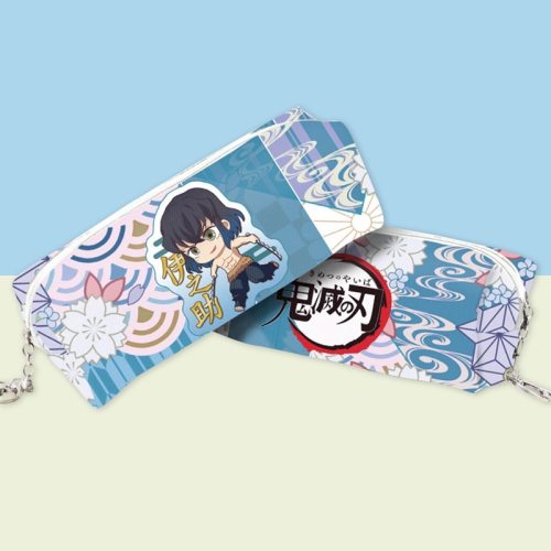 1Pcs Japan Anime Demon Slayer: Kimetsu no Yaiba Kamado Nezuko Cosplay Student Pen Bag Pencil Case Cosmetic Bag Storage bag