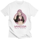 Japanese Anime Manga T-shirt T Shirt Merchandise Gift Unique Black Clover Vanessa Enoteca Tee Tops for Men Short Sleeved T-shirt