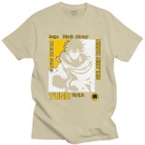 Fashion Anime Black Clover Yuno T Shirt for Men O-neck Short Sleeve Japanese Manga Tee Casual Tshirt Pure Cotton Tops Merch Gift