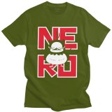 Funny Nero Black Clover T-shirt Men Short Sleeve Japanese Manga Shirt Anime T-shirt Slim Fit Pure Cotton Tee Tops Merchandise