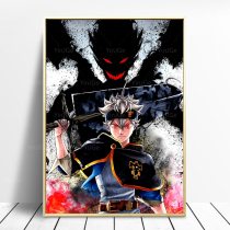 Famous Cartoon Anime Role HD Prints Home Decor Canvas Black Clover Poster Painting Wall Art Modular Picture No Frame Living Room