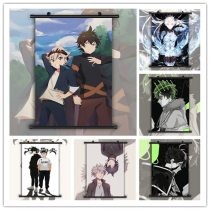 Black Clover  Anime Manga HD Print Wall Poster Scroll