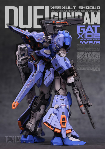 MG 1/100 GAT-X102 Duel Gundam Seed Garage Kit 3D printed resin does not include Bandai models