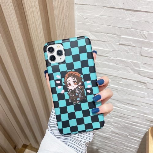 Hot Japan Anime Demon Slayer Case for Iphone 12 11 Pro XS Max 7 8 Plus X XR Phone Cases Cartoon Kimetsu No Yaiba IMD Cover Coque