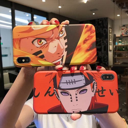 Hot Naruto Anime Pain Uchiha Sasuke Uzumaki Case For IPhone 11 Pro X XR XS MAX 7 8 Plus Cartoon Soft IMD Silicone Coque Cover