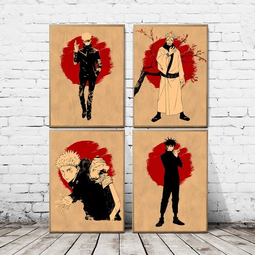 Canvas Modern Painting HD Print Anime Jujutsu Kaisen Picture Modular Nordic Home Decor For Living Room Wall Art Poster Frame
