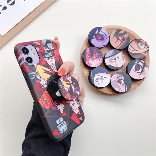 Cute Naruto Cover Fold Finger Grip Phone Holder For iphone Samsung Xiaomi Huawei Cases Universal Portable Holder Stand Bracket