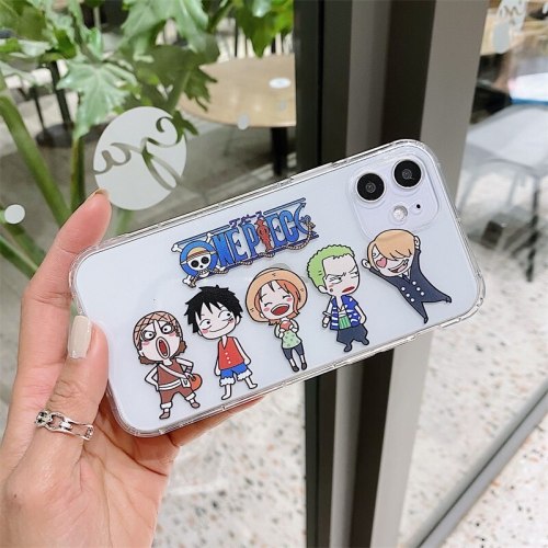 New One Piece Japan Anime Luffy Tony Chopper ACE Candy Case For Apple iPhone 12 mini 11 Pro 7 8 Plus X XS Max Xr SE2 Phone Cover