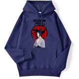 Japan Anime Naruto Cartoon Print Mens Hoody Crewneck Pollover Sweatshirt Fashion Loose Pocket Hoody Autumn Fleece Men Clothes