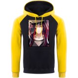 Japan Anime Naruto Print Mens Hoodies Cute Loose Sweatshirt Anime Loose Hoody Personality Raglan Clothes Fashion Crewneck Hoodie
