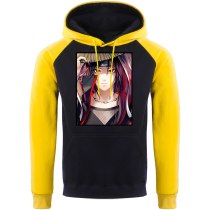 Japan Anime Naruto Print Mens Hoodies Cute Loose Sweatshirt Anime Loose Hoody Personality Raglan Clothes Fashion Crewneck Hoodie