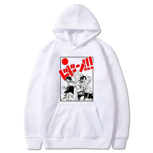 2021 Japan Anime Summer Autumn One Piece Luffy  New Design  Sweatshirt Roronoa Zoro Wanted Hoodies Men Hip Hop Male Hoodies